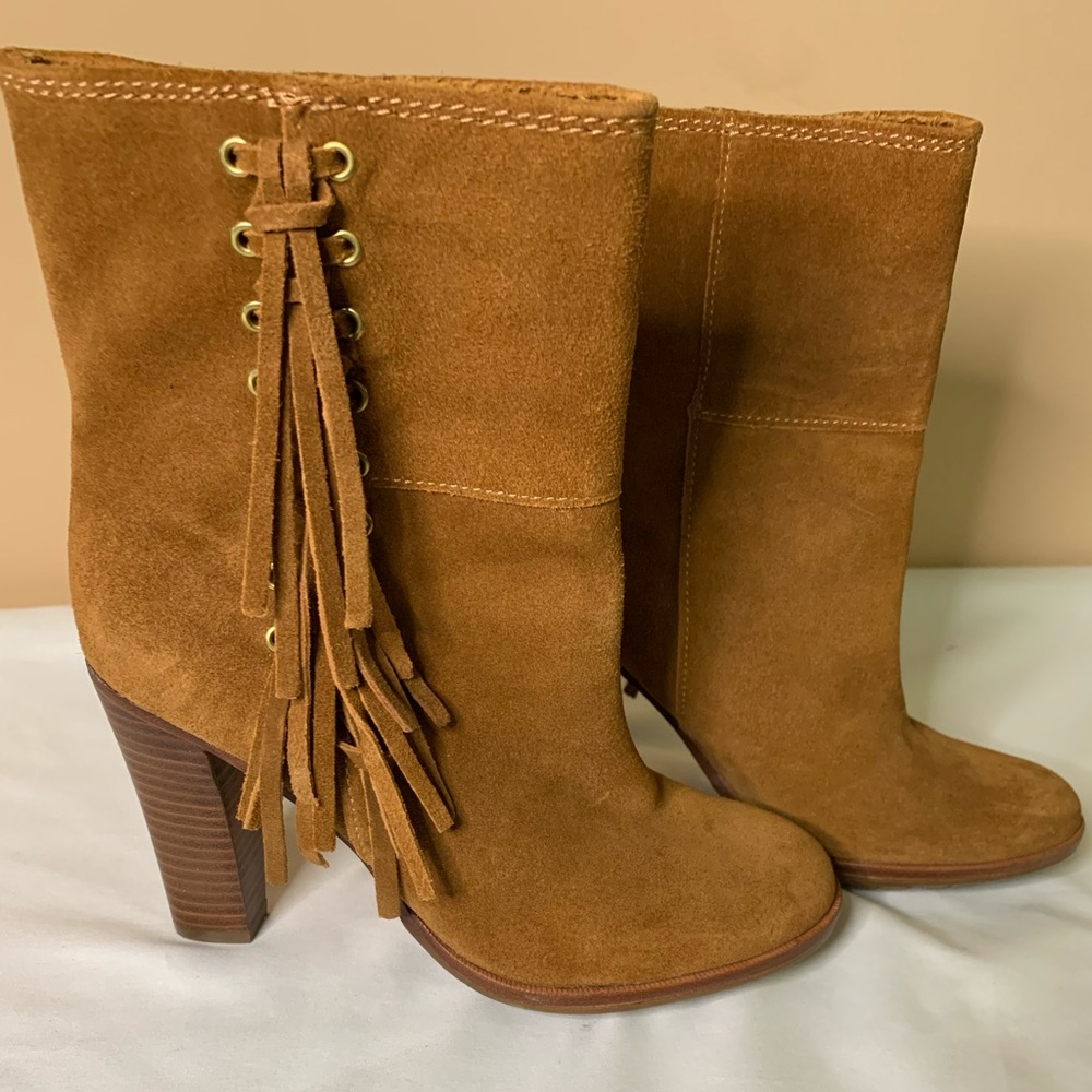 Coach Mid Calf suede boots